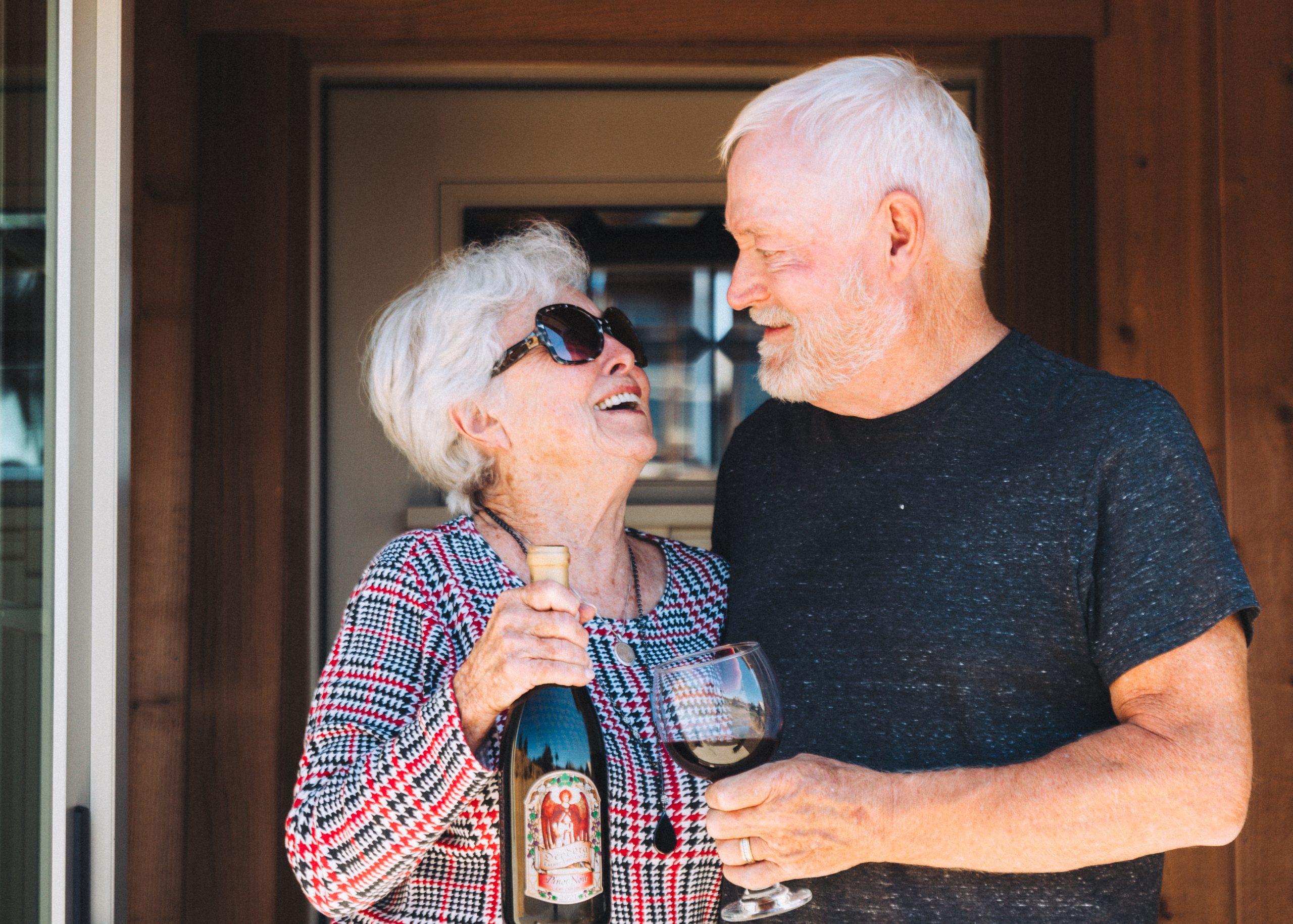 Doug and Judy — Founders, Deodora Wine